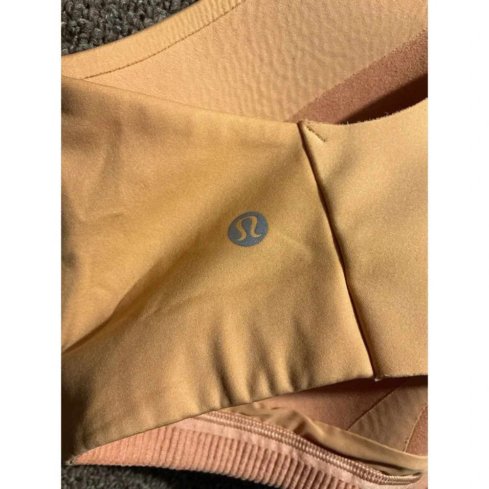 Lululemon Air Support Sport Bra 34DD‎ Yellow Ochre